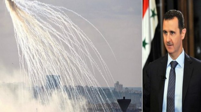 Esad bir kez daha yasak bomba kullandı