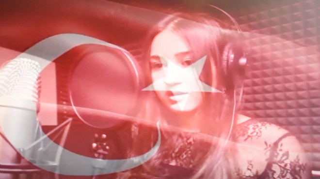 İzmir Eski Milletvekilinin kızı  Zeytin Dalı nı İngilizce rap ile anlattı!