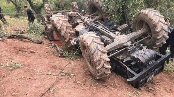 Feci kaza! Traktör devrildi: Baba öldü, kızı yaralı