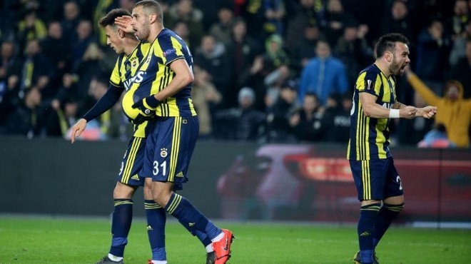 Fenerbahçe Avrupa da ışıl ışıl: 1-0