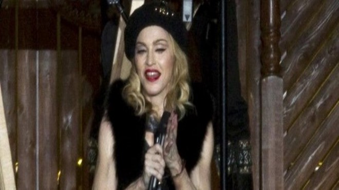 O anneden Madonna ya: O sahneye çıkma