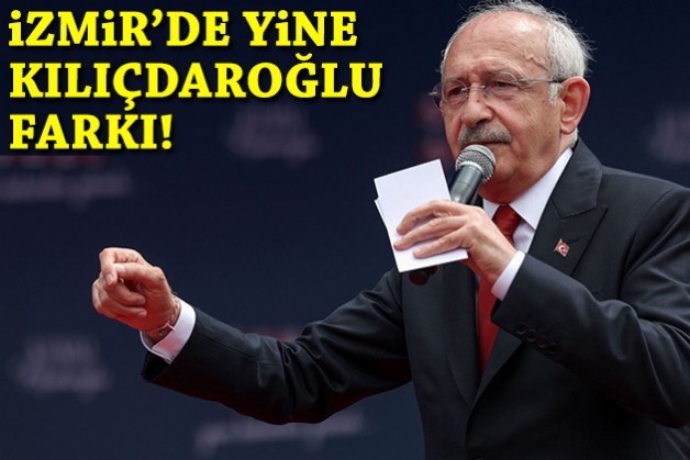 İzmir sandığında yine Kılıçdaroğlu farkı!