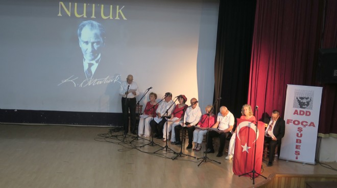 Foça da  Atatürk Devrimi  günü