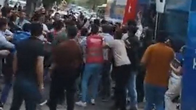 Gaziantep te AK Partili ve CHP li gruplar arasında kavga