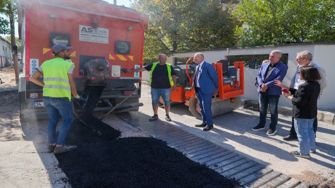 Gaziemir'de asfalt seferberliği