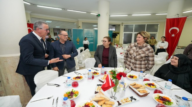 Gaziemir'de anlamlı iftar buluşması