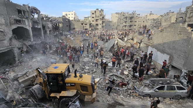 Gazze ye gece boyunca yoğun saldırı!