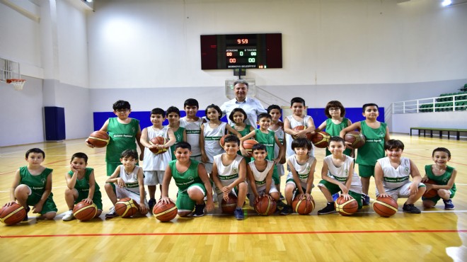 Geleceğin basketbolcuları Bornova da yetişiyor