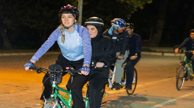 Görme engelliler Kültürpark'ta pedal çevirdi