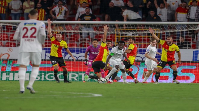 Göztepe, Süper Lig deki son 14 maçta kalesini gole kapatamadı