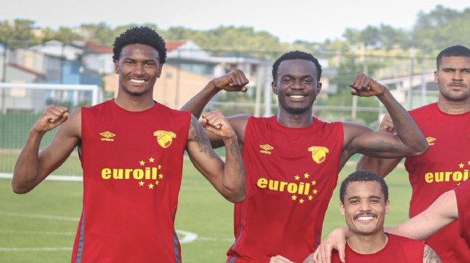Göztepe'de Samsunspor mesaisi sürüyor