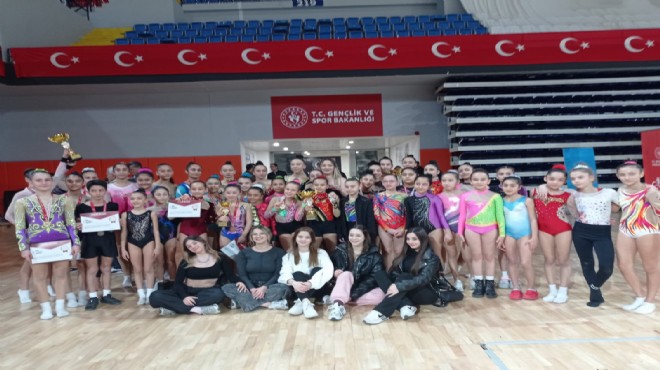 Göztepeli cimnastikçiler İzmir in zirvesinde!