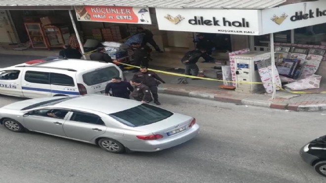 Halı dükkanına silahlı saldırı: 1 ölü