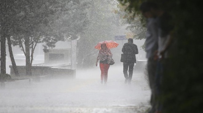 Hava tahmin raporu: İzmir de yine sağanak hafta