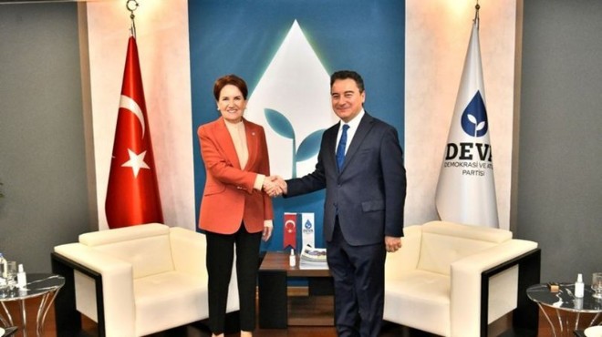 İYİ Parti Lideri Akşener den DEVA Lideri Babacan a ziyaret