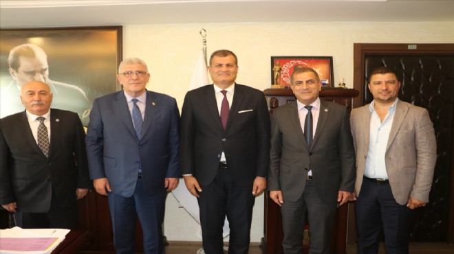 İYİ Partili Dervişoğlu Tire Belediyesi ne ziyaret etti