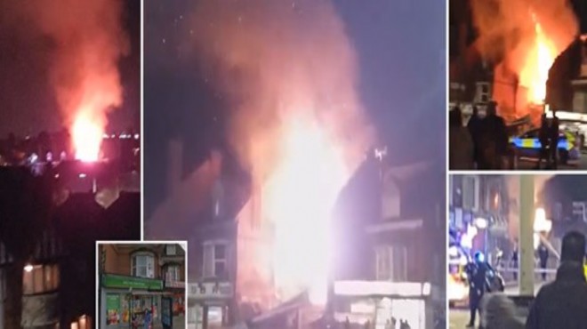 İngiltere de büyük patlama: 4 ölü, 4 yaralı