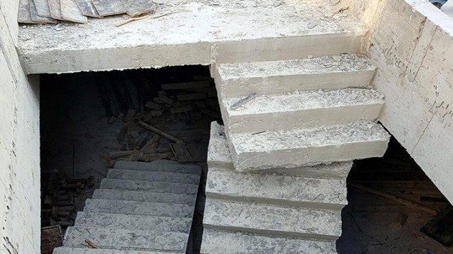 İnşaatta merdiven çöktü: 1 işçi öldü!