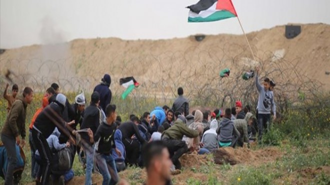 İsrail Gazze de protestoculara ateş açtı: 4 ölü, 316 yaralı