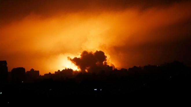 İsrail Gazze yi gece boyu hedef aldı!