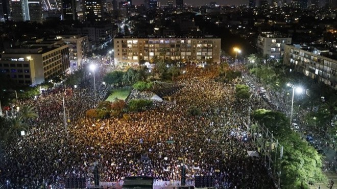 İsrail de Netanyahu karşıtı gösteri