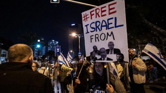 İsrail halkı acil seçim istiyor:  Artık yeter 