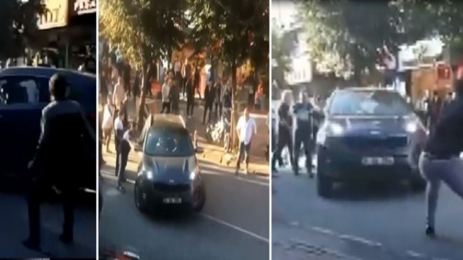 İstanbul da dehşet: Aracını yayaların üstüne sürdü!