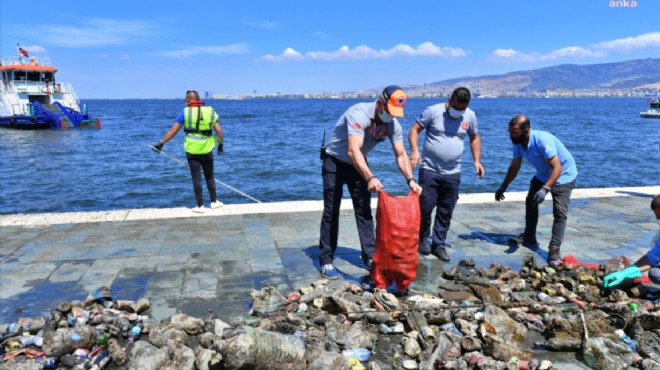 İzmir Körfezi ndeki atıklar toplanıp ekonomiye kazandırılacak