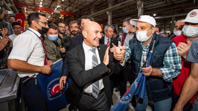 İzmir Metro A.Ş. de toplu iş sözleşmesi sevinci