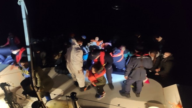İzmir açıklarında 36 hayat kurtaran operasyon