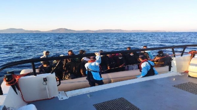 İzmir de 131 kaçak göçmen kurtarıldı