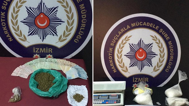 İzmir de 18 uyuşturucu satıcısı tutuklandı
