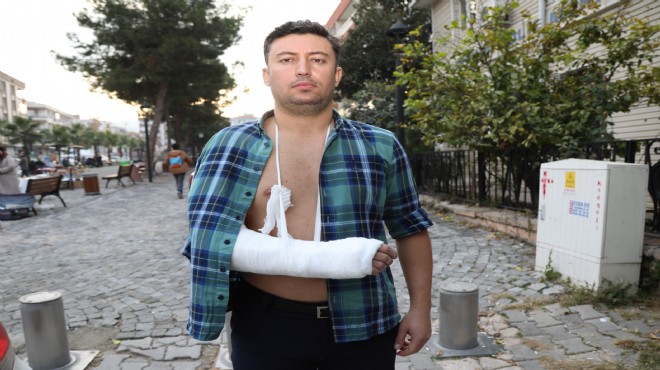 İzmir de Belediye Basın Danışmanı na çirkin saldırı