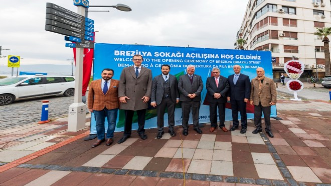 İzmir de Brezilya Sokağı açıldı