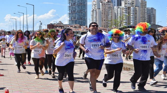 İzmir de Colorsky 5K zamanı: Rengarenk koşu!