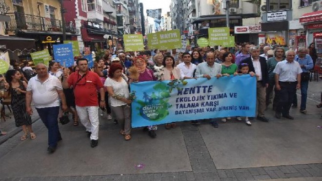 İzmir de  Dünya Çevre Günü  yürüyüşü