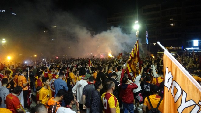 İzmir de Galatasaray coşkusu!