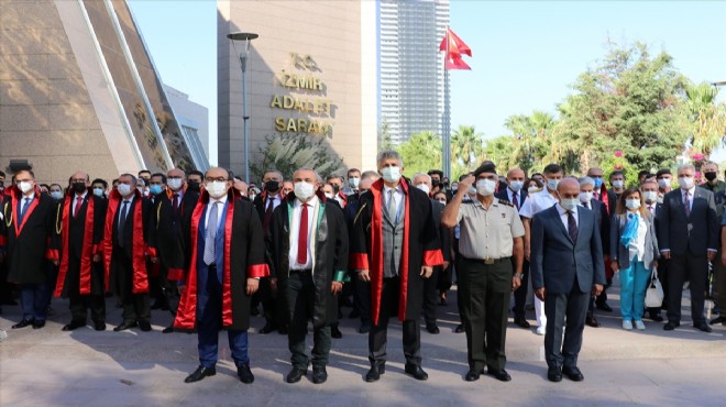 İzmir Adliyesi nde adli yıl açılış töreni