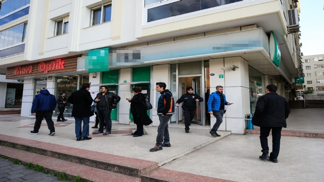İzmir de banka soygunu: Paraları aldı-kaçtı, polisi arayıp teslim oldu