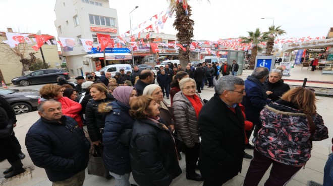 İzmir de başkan adayına destek kuyruğu: Bağış yaptılar!