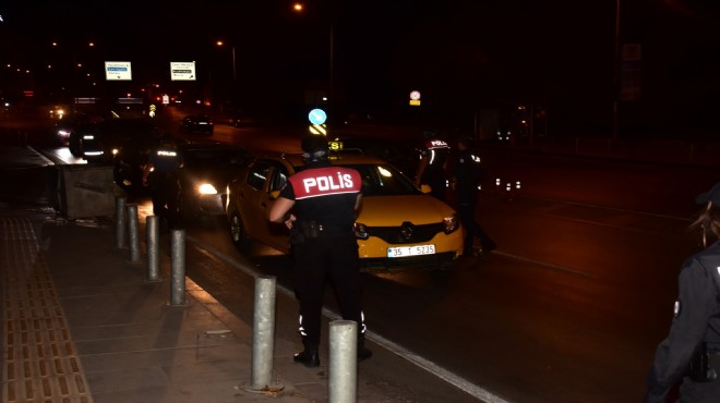 İzmir de bin 200 polis ile huzur ve güven uygulaması