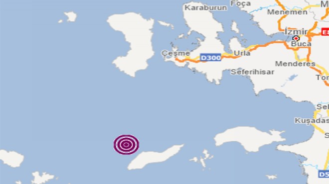 İzmir de bir korkutan deprem daha!