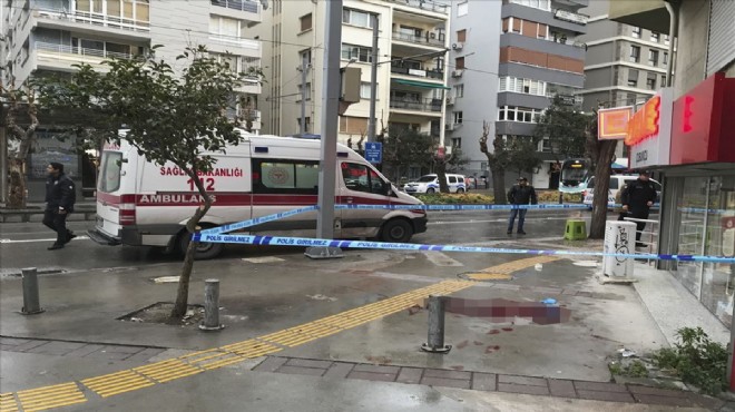 İzmir de cadde ortasında silahlı dehşet!