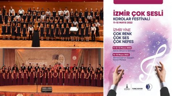 İzmir de çok sesli korolar festivali