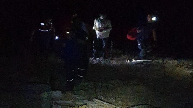 Dağda mahsur kalan 3 kişiyi AFAD kurtardı