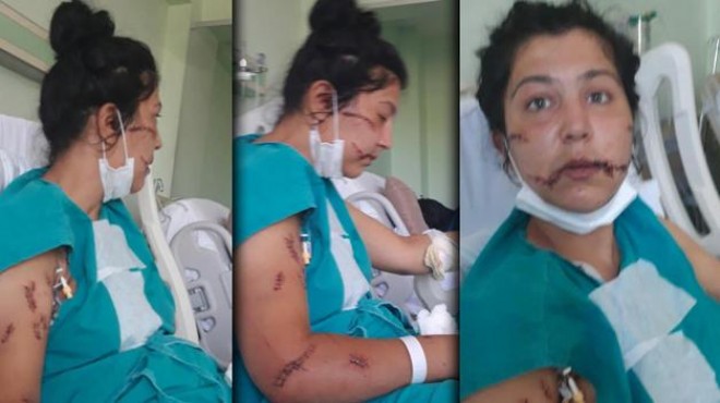 İzmir de dehşet: Bebeğinin yanında defalarca bıçakladı!