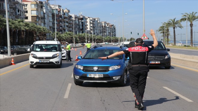 İzmir de denetim raporu: 1000 polis sahada, kaç kişiye işlem uygulandı?