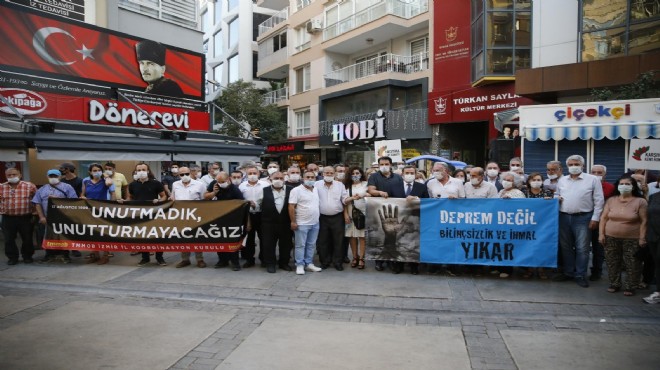 İzmir de deprem farkındalığı eylemi