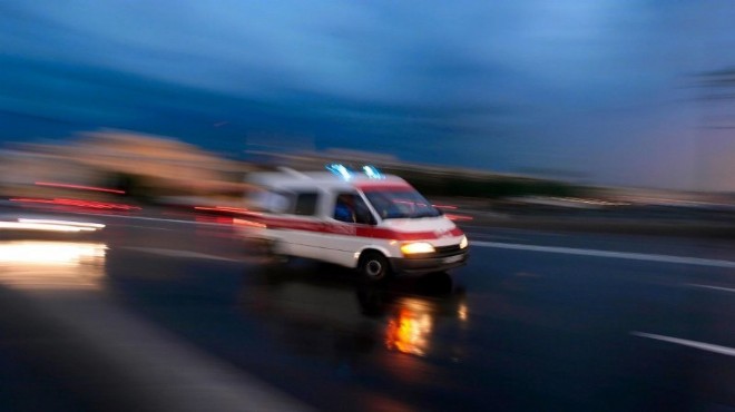 İzmir de feci kaza: 1 ölü, 8 yaralı