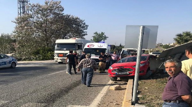 İzmir de feci kaza: 3 ü çocuk 6 yaralı!